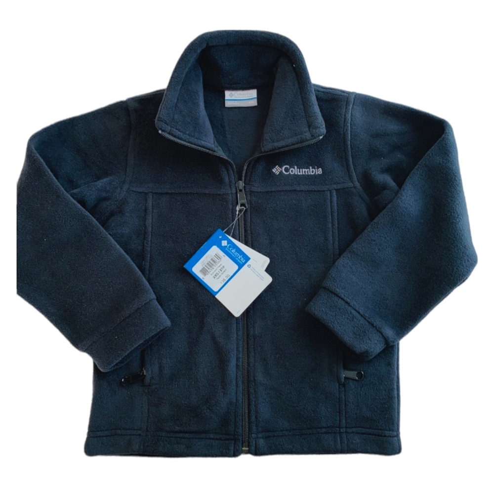 NWT Columbia Sportswear Company Birch Falls Microfleece Boys Front Zip Jacket